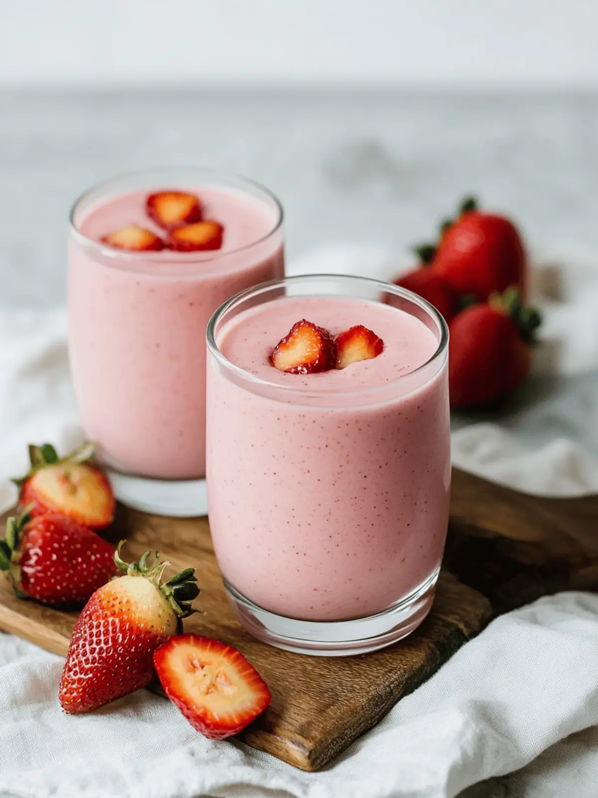 Ultimate Healthy Strawberry Banana Green Smoothie Recipe